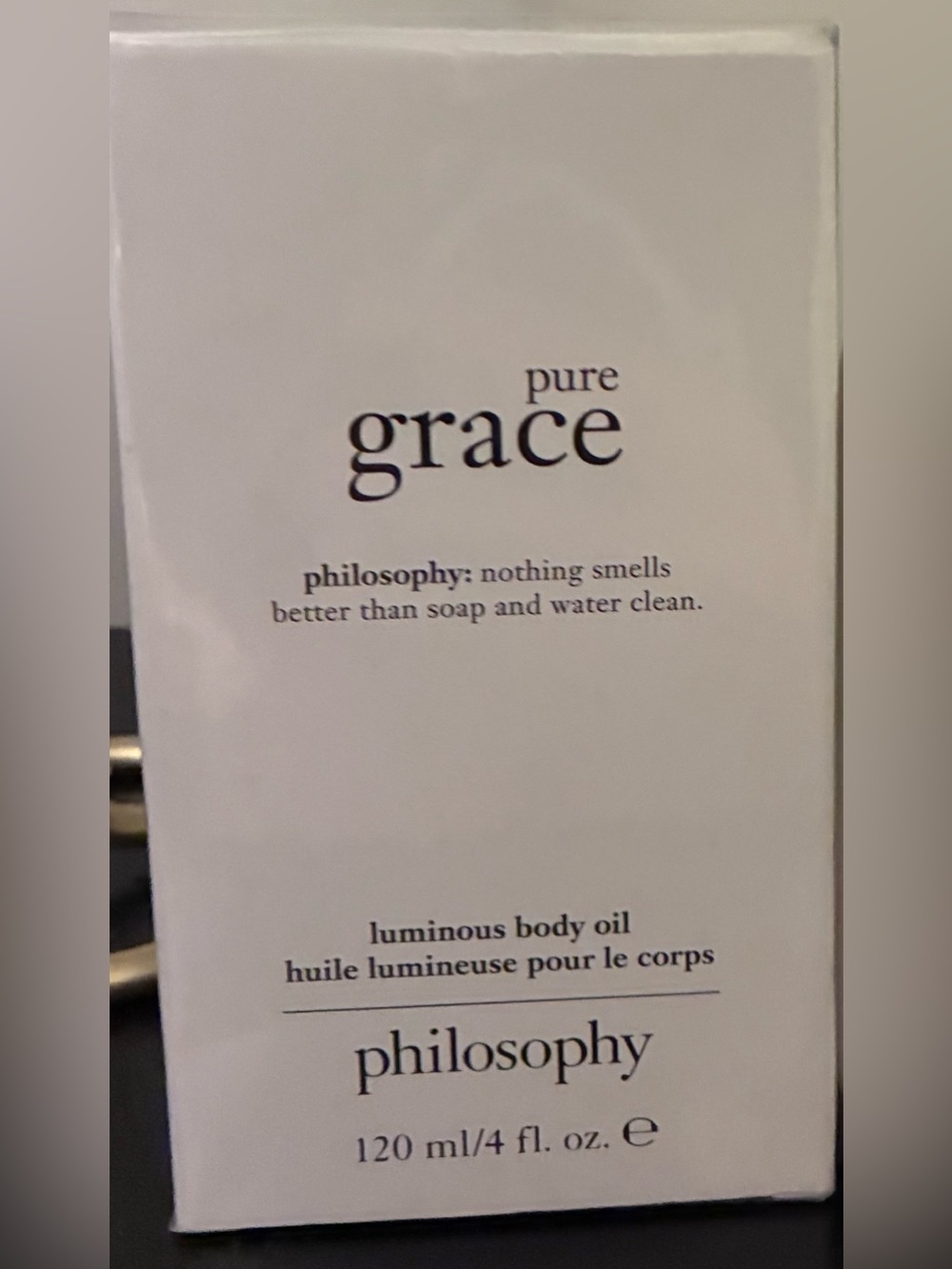 Philosophy Pure Grace Luminous Body Oil – 4 fl oz / 120 mL